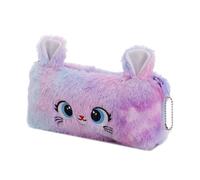 Wdbild Multifunctional Pencil Bag Cartoon Cats Pencil Case Stationery Bag Plush Pen Lovely Organiser for Students Large Capacity Case Cartoon Cats Pen for School Office