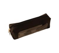 Wdbild Multifunctional Pencil Bag Clear PU Pencil Water Resistant Clear Pen Bag Zippered Stationery Bag for Office Staff