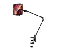Wdbild Multiple Angles Adjustable Phone Stand For Video Calls Reading Overhead Phone Mount Gooseneck Arm For Tablets Phones Flexible Holder Bed