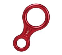Wdbild Multiple Use Focused 35KN Figure 8 Climbing Descender Work Rope Control For Mountaineering Rappelling Adventure Rope Descender Device
