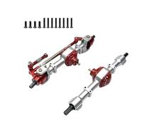 Wdbild Multipurpose Sturdy Metal Front And Rear Axles Assembly With Steel Gears For Toy Crawlers MN78 MN80 LC79 Craft Supplies Professional Auto Repair Parts