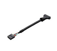 Wdbild New Motherboard Header Adapter Usb2.0 9Pin To Motherboard Usb3.0 20Pin Usb2.0 To Adapter Extension Cable 10CM