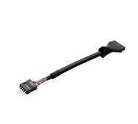 Wdbild New Motherboard Header Adapter Usb2.0 9Pin To Motherboard Usb3.0 20Pin Usb2.0 To Adapter Extension Cable 10CM