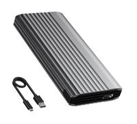 Wdbild NVME Solid States Drives Enclosure With ARGB Lighting Solid Disk Case USB C 10Gbps Connection Not Need Tool
