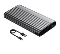 Wdbild NVME Solid States Drives Enclosure With ARGB Lighting Solid Disk Case USB C 10Gbps Connection Not Need Tool