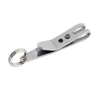 Wdbild Outdoor Belt Clip Suspension Pocket Clip Hanger Stainless Steels Small Suspension Outdoor Portable Quickdraws Tool Stainless Steel Belt Holder Portable Travel Accessory