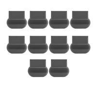 Wdbild Pack of 10 Elegant Lid Lifters Handles Oval Styles Accessory for Cleanliness in Bathrooms and Public Space Saving Toilet Seat Lifters