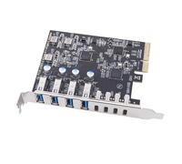 Wdbild PC Upgrades With 8Port USB3.2 PCIe Card Quick 10Gbps Data Transmission Multiports USB Interfaces Expansion