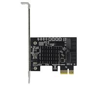 Wdbild PCIE 1X SATA3.0 Card 4 Port With Bracket PCIE To SATA3.0 6Gbps Controller PCIE To SATA3.0 Expansion Card Data Transmission