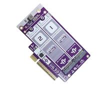 Wdbild PCIe 5.0 To NVMe Adapter Card NVME Expansion Hard Drive Easy Installation For 2230 2242 2260 2280