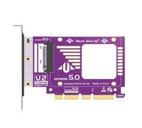 Wdbild PCIe 5.0X4 NVMe Adapter Expansion Card For PCIe5 Solid Disks Compatibles PCIe4.0 2.0 Slots NVMe Expansion Card