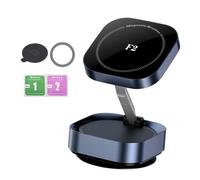 Wdbild Phone Holder Bracket Stand Rack 360 Degree Rotation Powerful Magnets For Car Mount Strong Grip Vacuum Suction Attachment