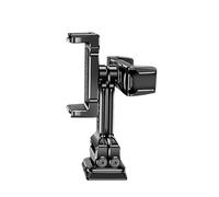 Wdbild Phone Tripod Mount Adapter With Base Cold Shoes 3/8in 1/4in Screw Hole 360 Degree Rotatable Double Phone Clip