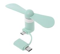 Wdbild Portable 2 In 1 Cooler Type-C Hanldheld Cooling Fan USB Fan Cell Phone Fans For USB Phones
