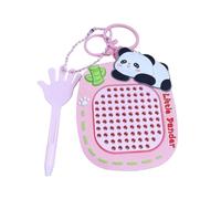 Wdbild Portable Doodling Board Keychain Panda Toy For Carrying On Bags And Office School Use Panda Themed Fidgety Toy With Steel Beads