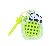 Wdbild Portable Doodling Board Keychain Panda Toy For Carrying On Bags And Office School Use Panda Themed Fidgety Toy With Steel Beads