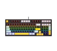 Wdbild Portable LED Backlit Corded Mechanical Gaming Keyboard 96 Keys Hot Swap Mechanical Keyboard Upgraded For Gaming Office