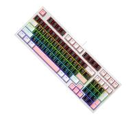 Wdbild Portable LED Backlit Corded Mechanical Gaming Keyboard 96 Keys Hot Swap Mechanical Keyboard Upgraded For Gaming Office