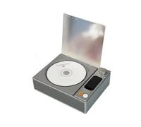 Wdbild Portable Music Players With MultiFormat High Fidelitys Sound Builts-in Speakers For Home Office Travel Vintage Cds Player With ABS