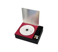 Wdbild Portable Music Players With MultiFormat High Fidelitys Sound Builts-in Speakers For Home Office Travel Vintage Cds Player With ABS
