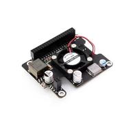 Wdbild Power Over Ethernet HAT With Cooling Fan And Metal Heatsink Supports 802.3af/at Expansion Board Power Over Ethernet Module