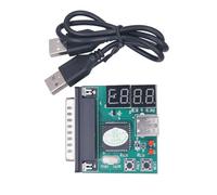 Wdbild Precise Computer Fault Test Card 4 Digit Laptop Diagnostic Card For Accurate Fault Detection Parallel Port Portable Diagnostic Equipment