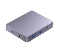 Wdbild Professional USB C Dock 10 Port Expansion Aluminum HDTV Gigabit Ethernet USB3.0 100W TF Card Reader Slot For PC