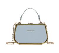Wdbild PU Leather Shoulder Bag For Women Box Chain Handbag Crossbody Simple Commuting Candy Color Messengers Pu Leather Crossbody For Women Shoulder Chain Handbag Commuting