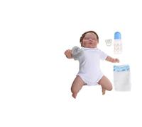 Wdbild Re-born Baby Eyes Close 19'' Realistic For Girls Handmade Doll Kid Appease Doll