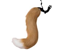 Wdbild Realistic Faux Foxes Tail For Fashion Enthusiasts Animal Themed Accessory Elegant Faux Foxes Tail For Stylish Attire