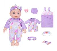 Wdbild Realistic Girl Baby Newborns Dolls 12inch Vinyls Child Friend Asleep Toy Vinyls Dolls Newborns Girl Baby Pretend Play Doll