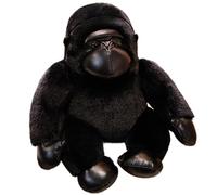 Wdbild Realistic Monkey Plush Pillow Plush Animal Pillow Soft Black Furry Monkey Plush Cushions For Adult Kids