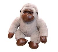 Wdbild Realistic Monkey Plush Pillow Plush Animal Pillow Soft Black Furry Monkey Plush Cushions For Adult Kids