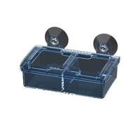 Wdbild Reptiles Suction Cup Feeders Feeding Food Bowl Clear Anti Escape Verme Live Fodders Container For Lizards Dagron Worms Feeders