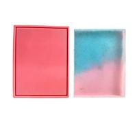 Wdbild Resin Moulds Serving Tray Mold,Rectangle Shape Tray Mold with Sides for Epoxy Resin Great for Home Table Decoration Art Work