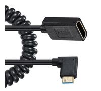 Wdbild Retractable Spring Line Small Video Camera Male Female Cable Adapter 8k60hz 4k120hz For Monitors Graphics Cards Video Camera Male/female Adapter