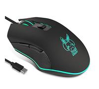 Wdbild RGB Gaming USB Game Macro Programming 2400 DPI Optical Gamer Type C