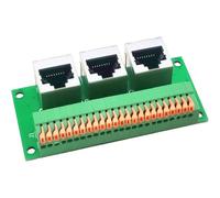 Wdbild RJ45 Ethernet Port Adapter Board With Triple Connectors For Efficient Networking Testing And Troubleshooting