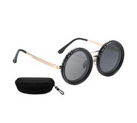 Wdbild Round Polarized Glasses Adjustable Dimming Sunglass Outdoor Fishing Glasses For Beach & Outdoor Activity Enduring For Beach & Activity