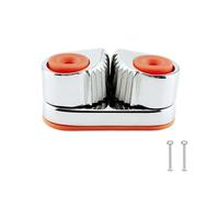 Wdbild Sailboats Rope Clamp Stainless Steel Bearing Rope Clamp With Leading Rings Balls Marine Boats Equipment Enduring Marine Boats Equipment