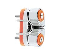 Wdbild Sailboats Rope Clamp Stainless Steel Bearing Rope Clamp With Leading Rings Balls Marine Boats Equipment Enduring Marine Boats Equipment