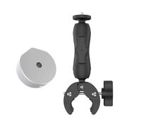 Wdbild Satellite Antennas Mount Clamp For Round Pipe 1/4inch Screw Adapter Aluminum Alloy Easy Installs Round Tube Mount Bracket