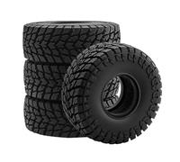 Wdbild Set Of 4 Remote Control Wheel Tires For Crawlers Car Model Rubber Wheel Tires For Remote Control Accessories Realistic Model