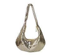 Wdbild Shoulder Bags For Women Evening Party Tote Handbag Metal Sequins Armpit Bag Clutch Purse Zipper Closure Solid Color Bags Women Shoulder