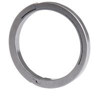 Wdbild Side-Pushing Key Chain Rings Split Keyring Heavy Duty Alloy Key Rings For Key Carabiner Flashlight Dog