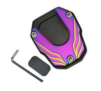 Wdbild Side Stand Extension Pad For CBR650 Motorcycle Kickstand Side Stand Enlarger Pad Plate Aluminum Extension Plate Easy Install Motorcycle Base