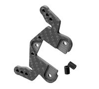 Wdbild Simulated Car Metal Rear Bracket Shock Absorbers For 1/10 Remote Car For Truck Model Carbon Fiber Shock Mount Carbon Fiber Bracket