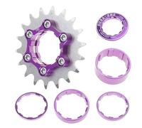Wdbild Single Speed Conversion Kits For Mountain Bikes And Road Bikes Aluminum Alloy 16T 18T Bicycles Single Speed Flywheel Cassettes Cogs