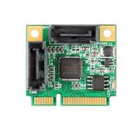 Wdbild Small PCIExpress To 2 Port Controller Adapter Card Expand Storage And RAID1/RAID0 Configuration Expansion Card