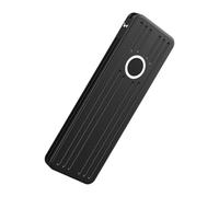 Wdbild Solid Disk Enclosure Case With Standard/Fingerprint Encryption Option USB3.2 10Gbps Transfer Easy Installation Gaming Storage Expansion